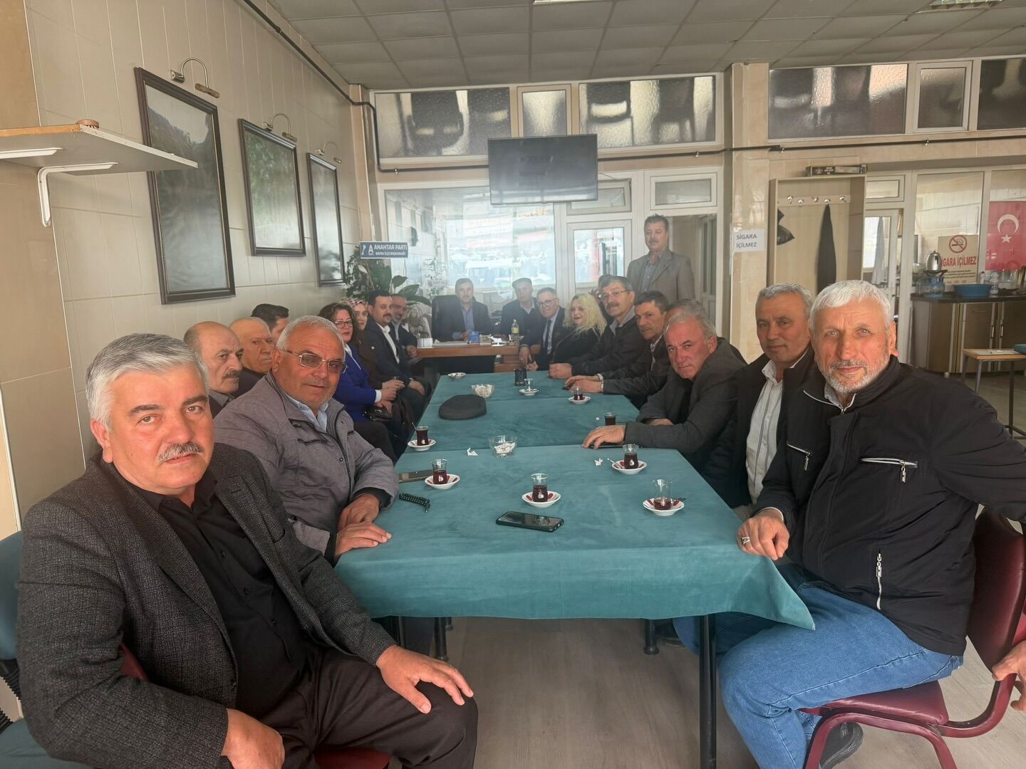 Bafra Anahtar Parti'den; Muhtarlar Derneği’ne Ziyaret (2)