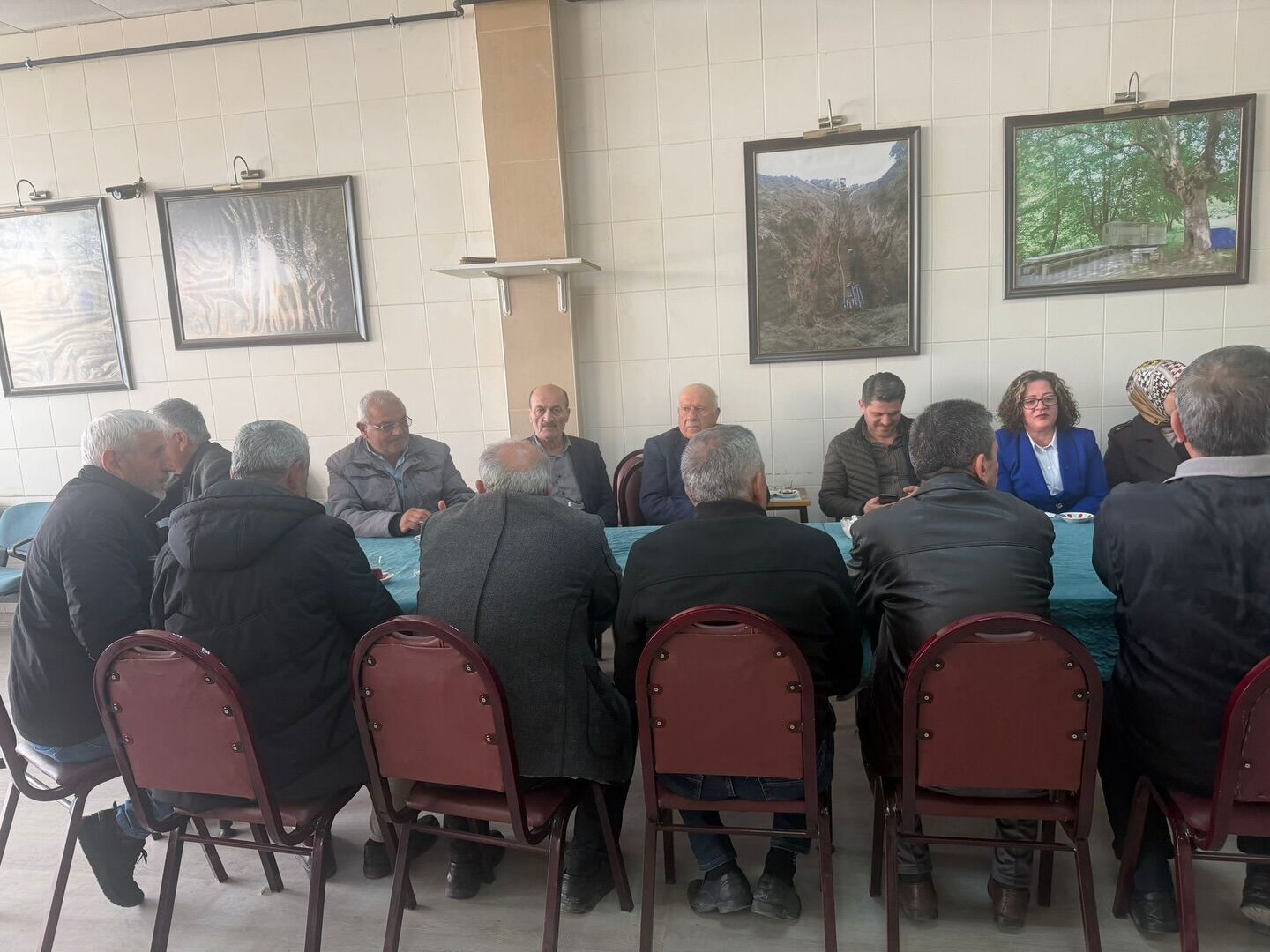 Bafra Anahtar Parti'den; Muhtarlar Derneği’ne Ziyaret (3)