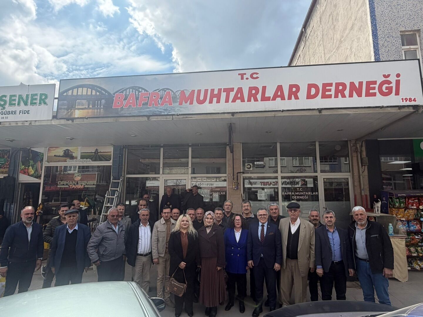 Bafra Anahtar Parti'den; Muhtarlar Derneği’ne Ziyaret (4)