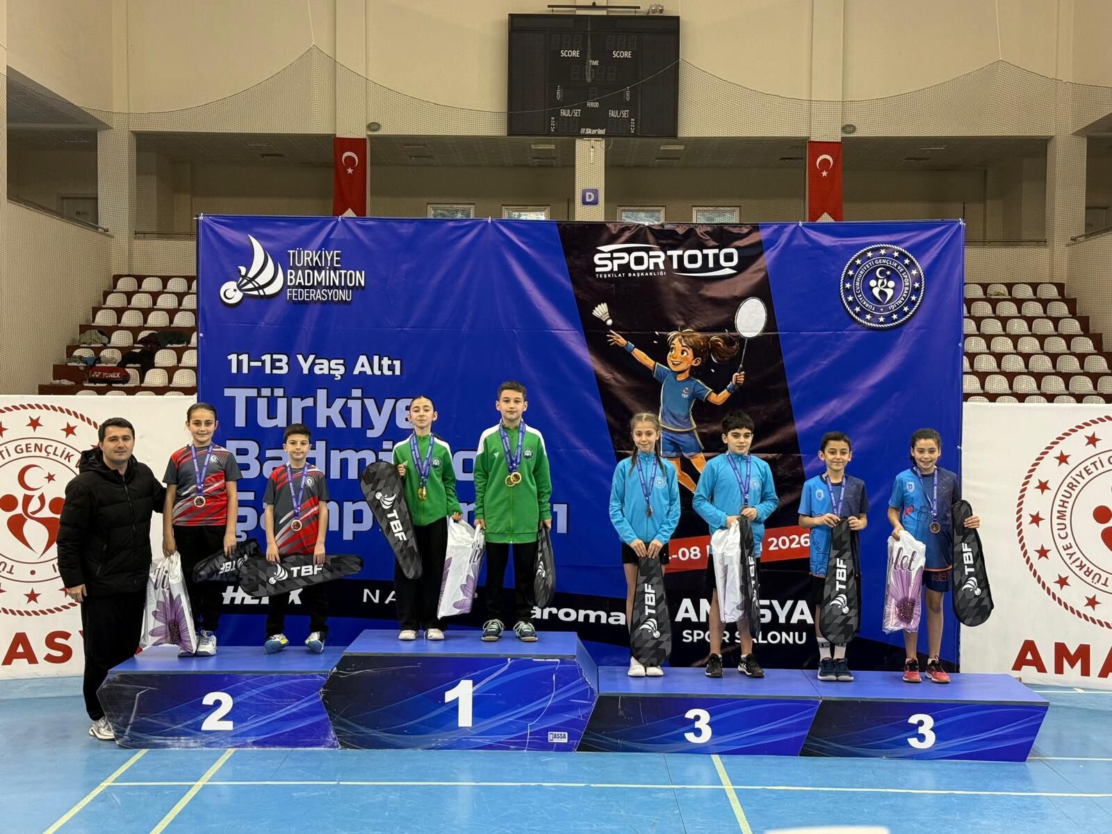 Bafralı Asya Demirci Badminton Şampiyonası’nda Türkiye 2.Si (2)