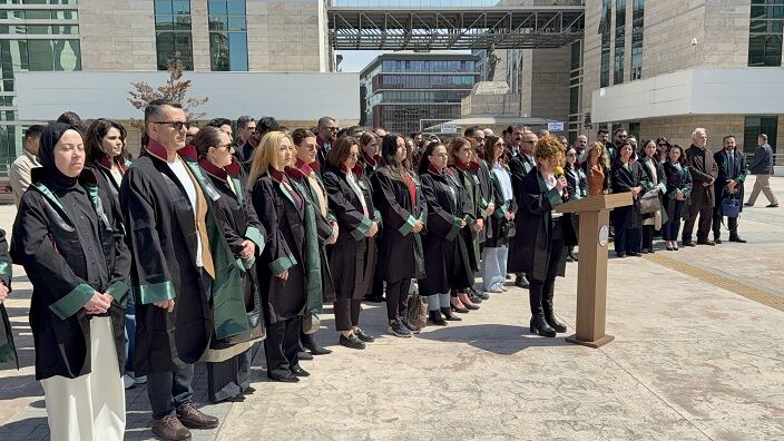 Samsun'da Avukat Cinayetine Tepki 'Savunmaya Saldırı Kabul Edilemez' (5)