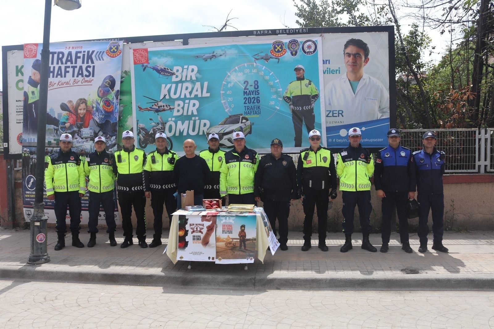 Bafra’da Trafik Haftası'nda Farkındalık Etkinliği1