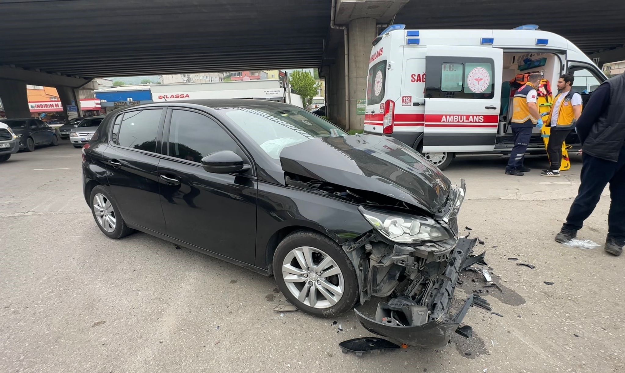 Samsun’da Iki Otomobil Çarpıştı1