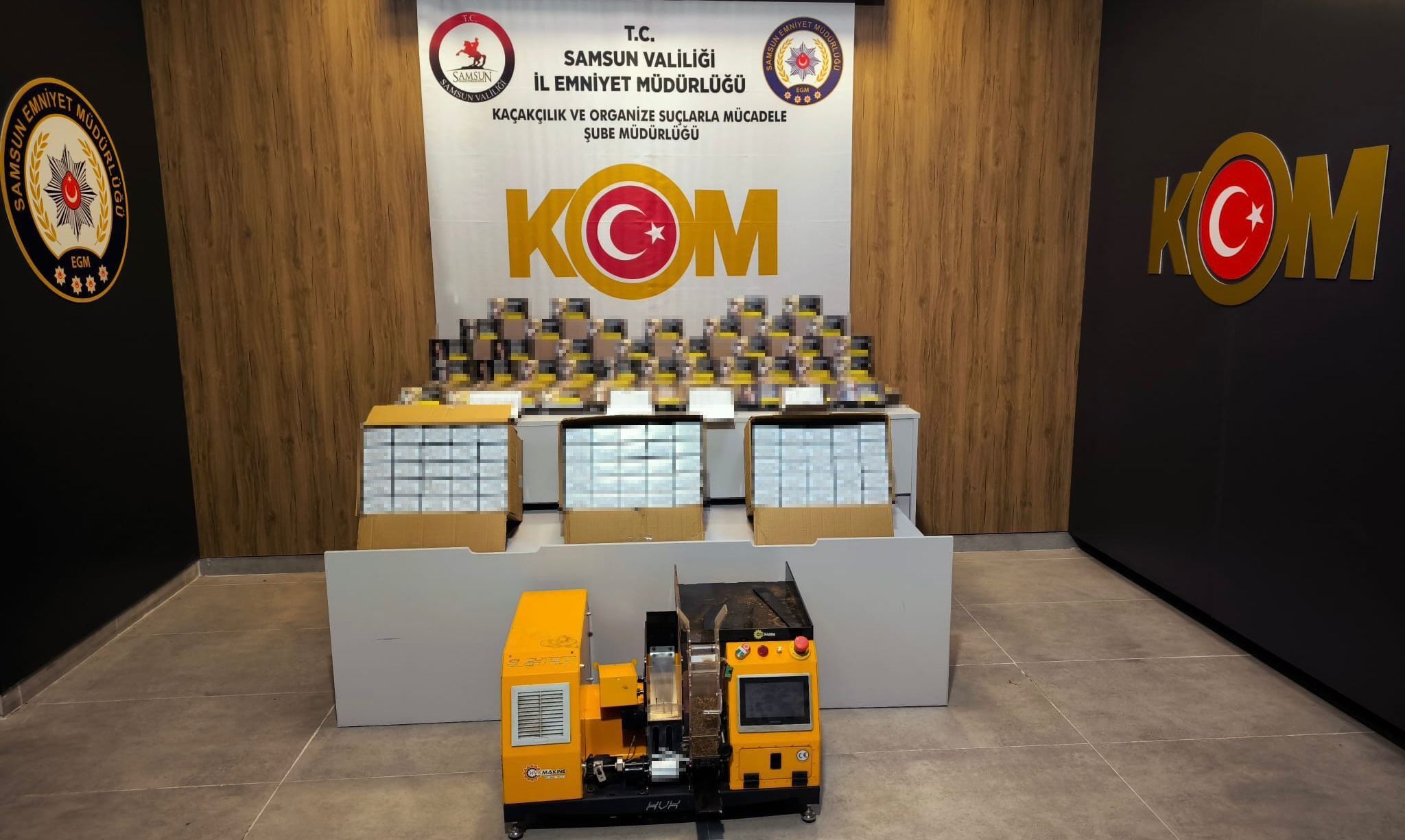 Tekkeköy'de Kaçak Sigara Operasyonu (4)