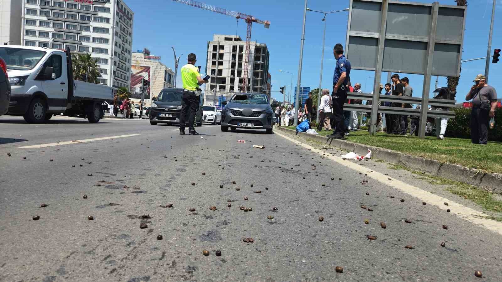 Samsun'da otomobilin çarptığı yaşlı adam ağır yaralandı