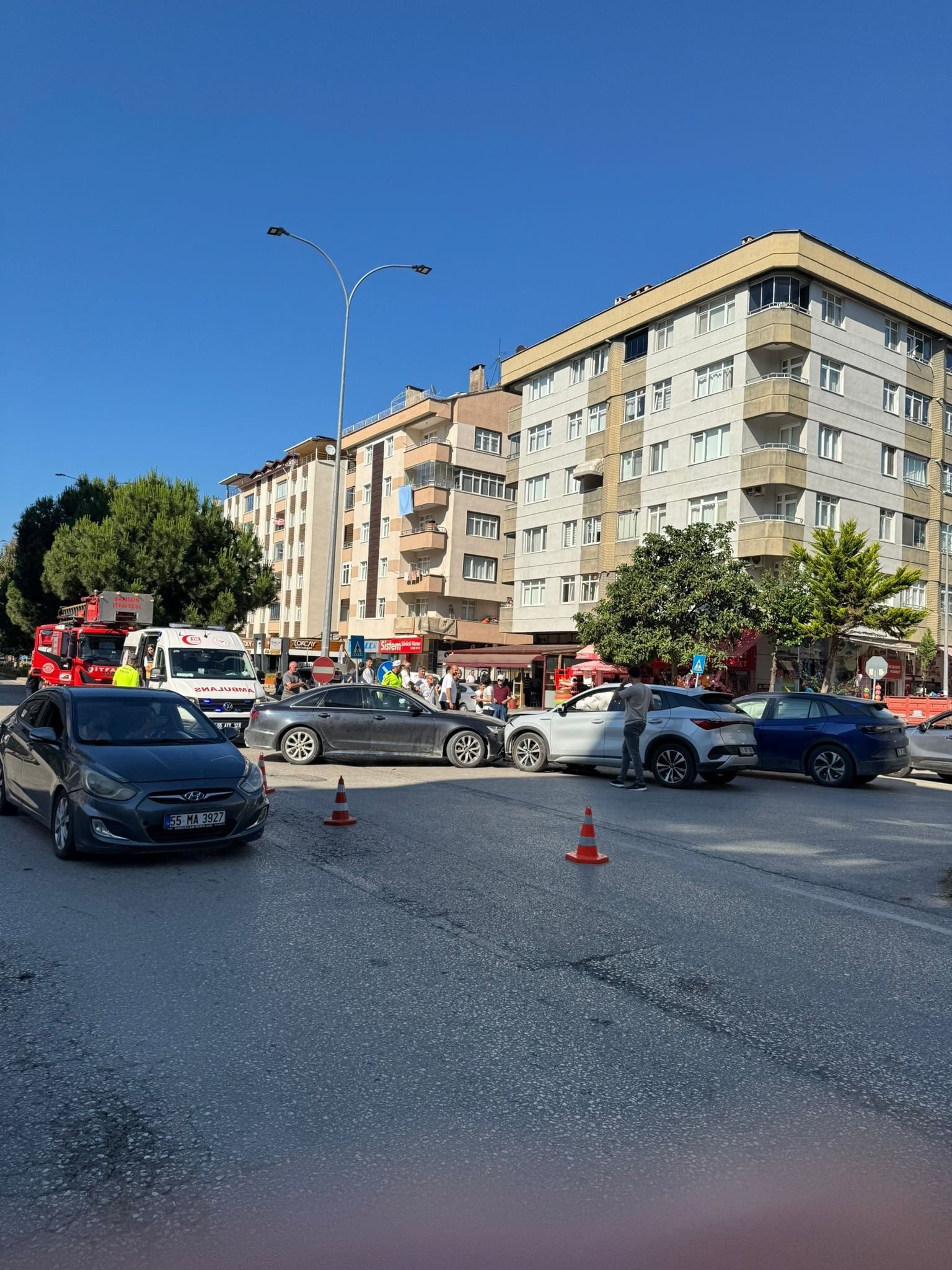 Atakum'da Zincirleme Kaza (3)
