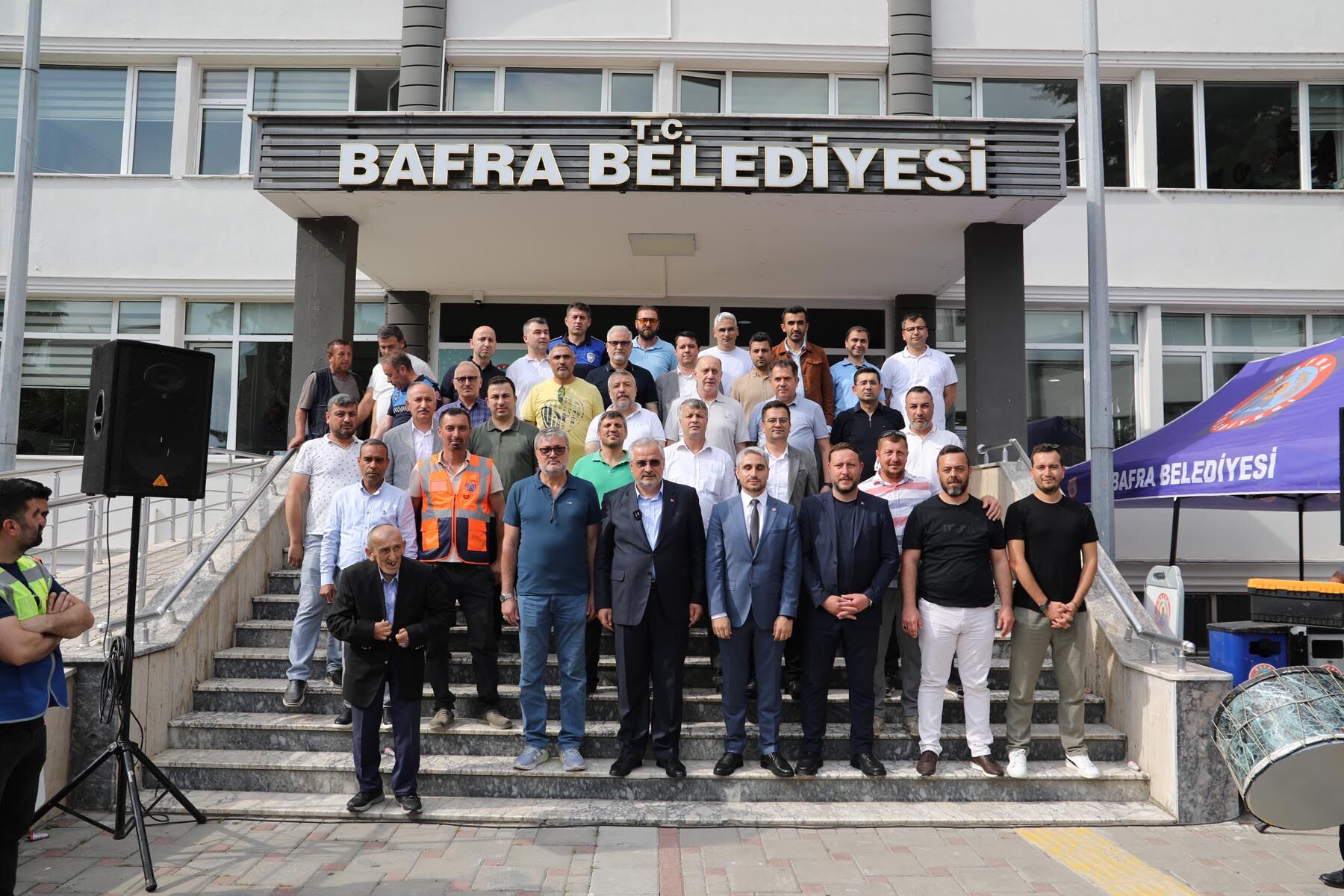 Bafra Beledi̇yesi̇'nde Toplu Sözleşme Sevi̇nci̇ (11)