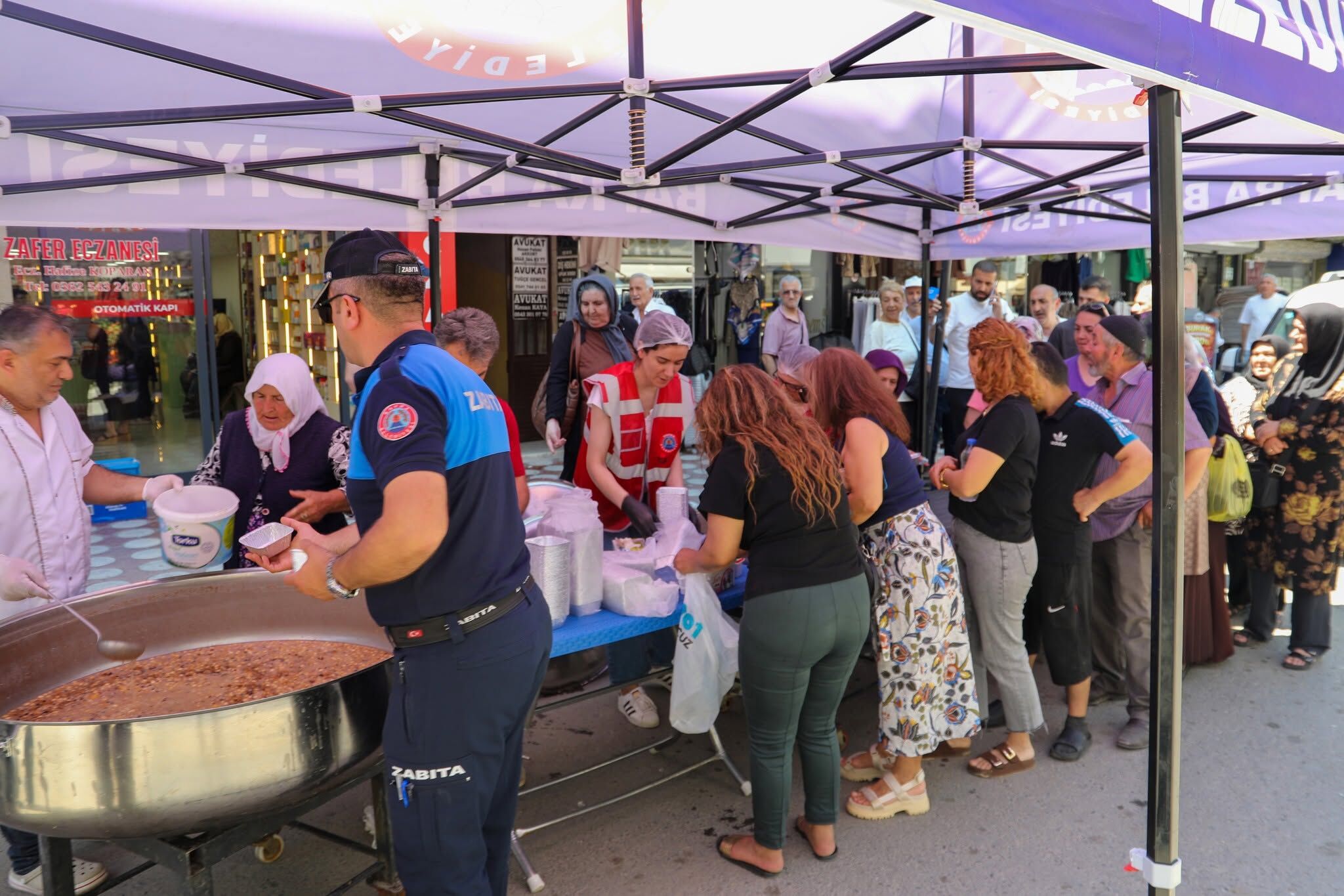 Bafra Beledi̇yesi̇'nden Geleneksel Aşure İkrami (4)