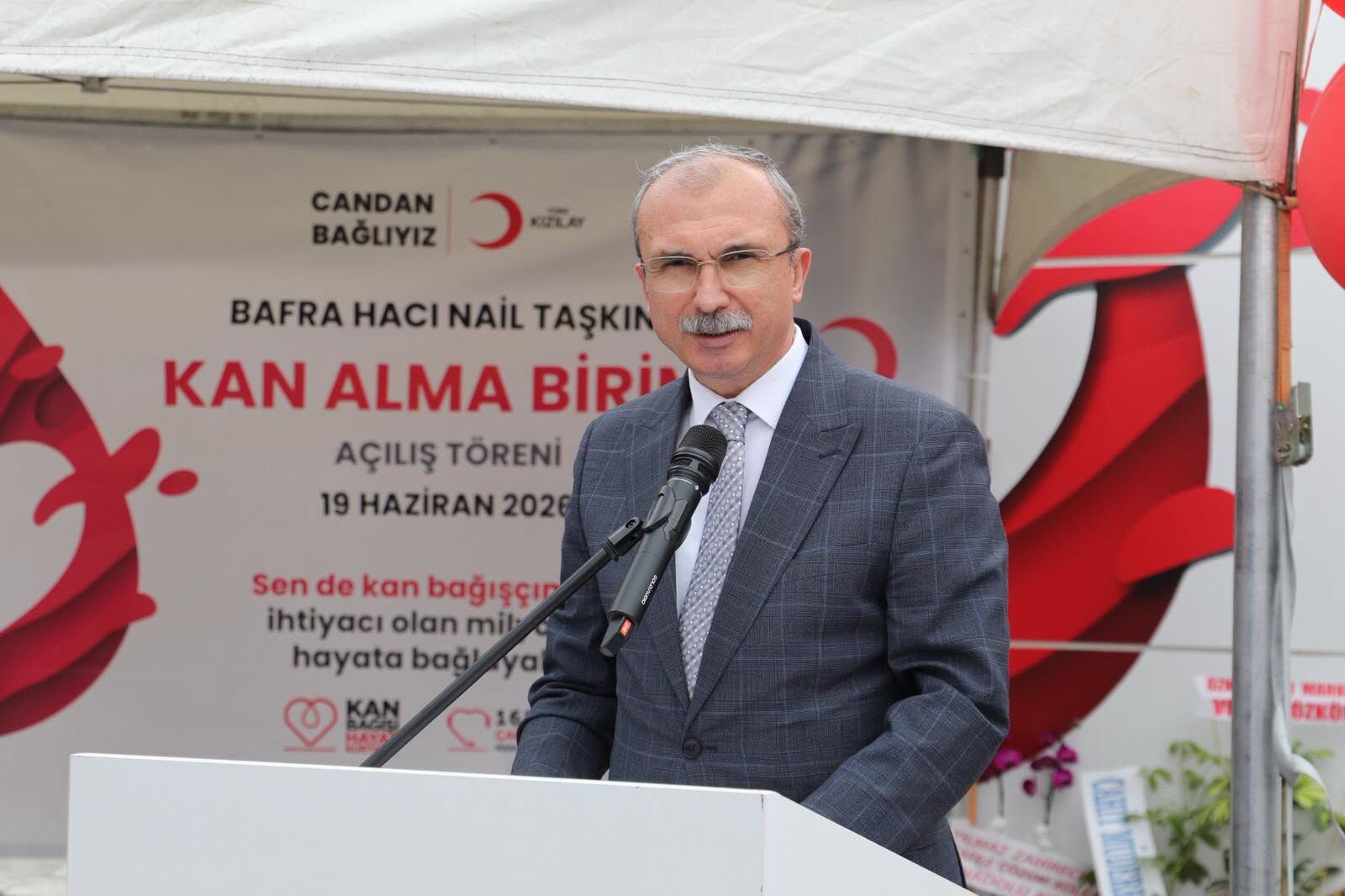 Bafra Hacı Nail Taşkın Kan Alma Birimi Hizmete Açıldı (11)