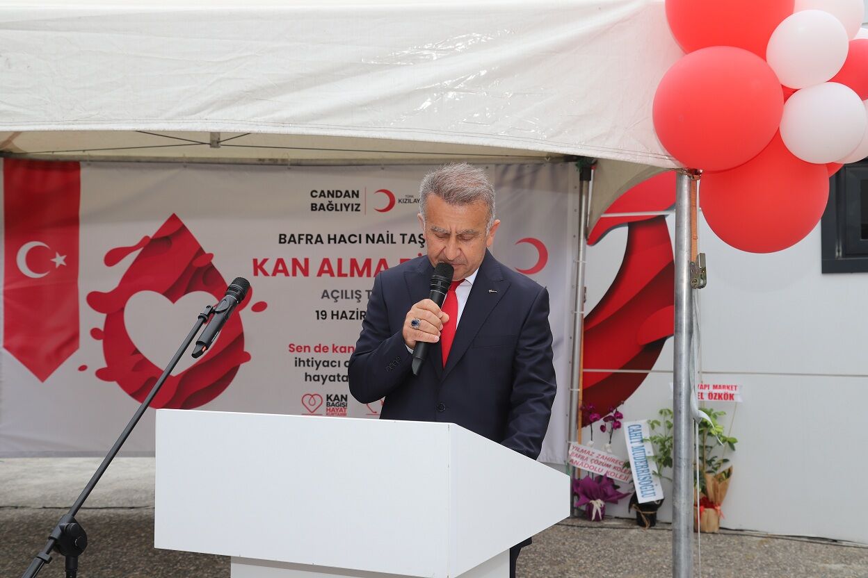 Bafra Hacı Nail Taşkın Kan Alma Birimi Hizmete Açıldı (3)