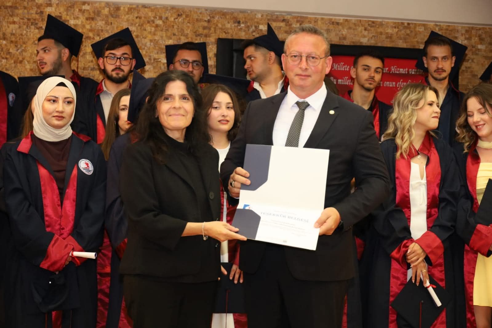 Başkan Kocabaş’a Omü’den Teşekkür Belgesi (2)