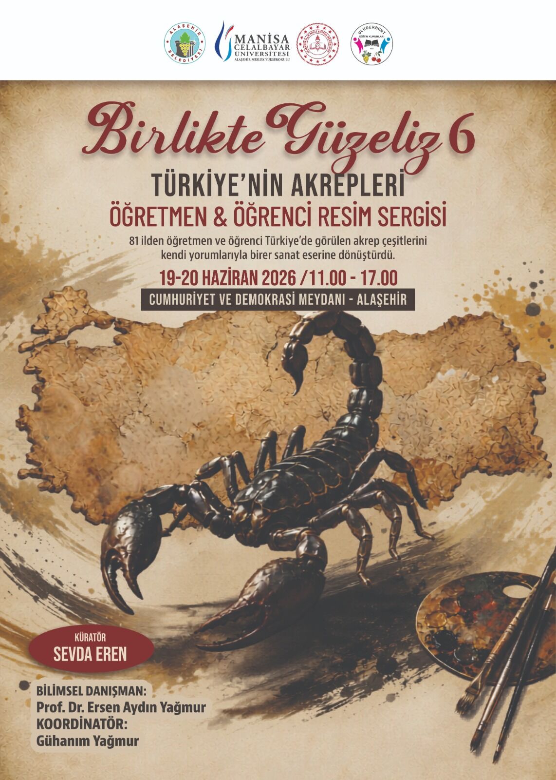 Bilim Ve Sanat Akrepler İçin Buluştu Birlikte Güzeliz 6 Sergisi Alaşehir’de Kapılarını Açtı! (2)