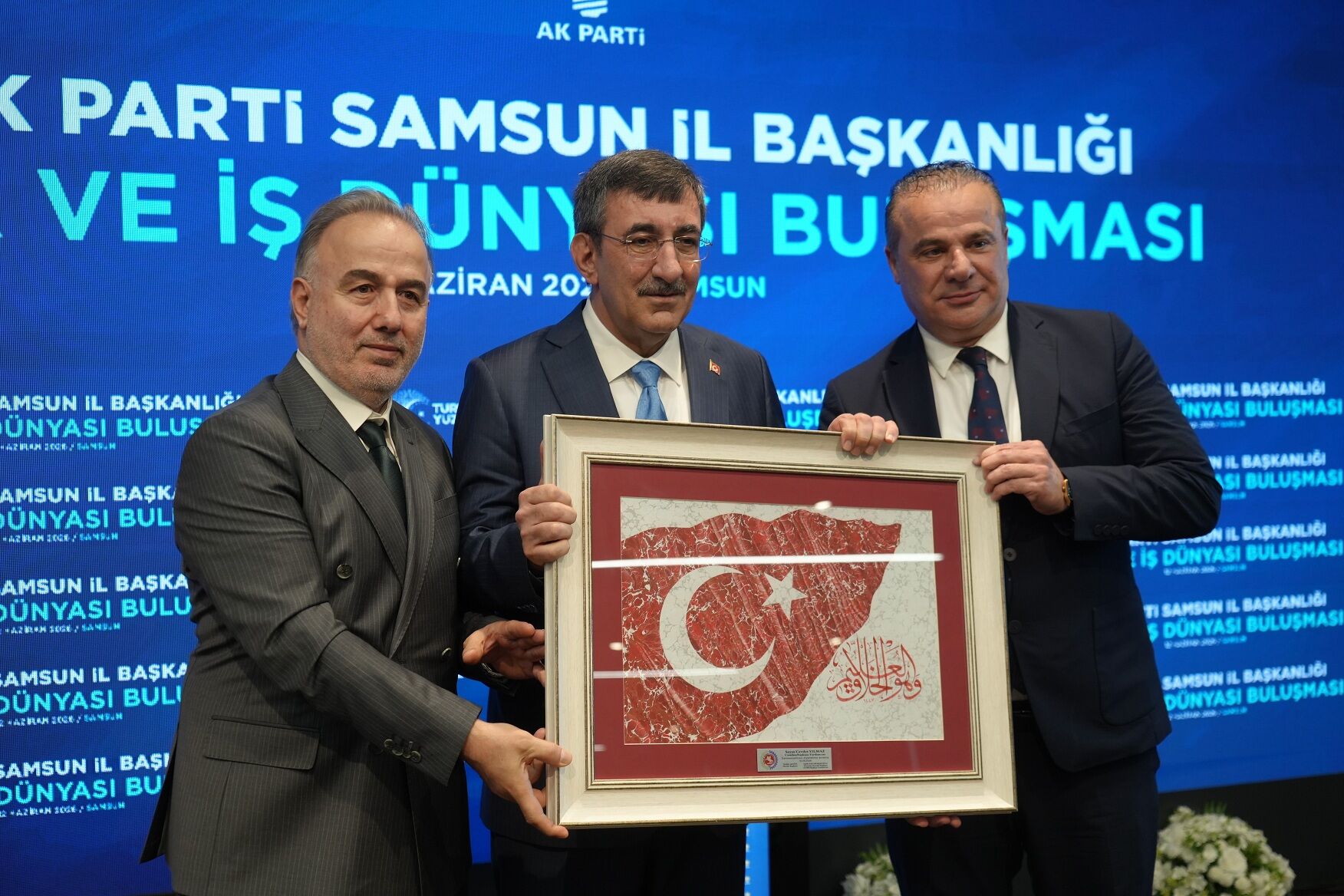 Cumhurbaşkanı Yardımcısı Cevdet Yılmaz, Samsun'da Konuştu