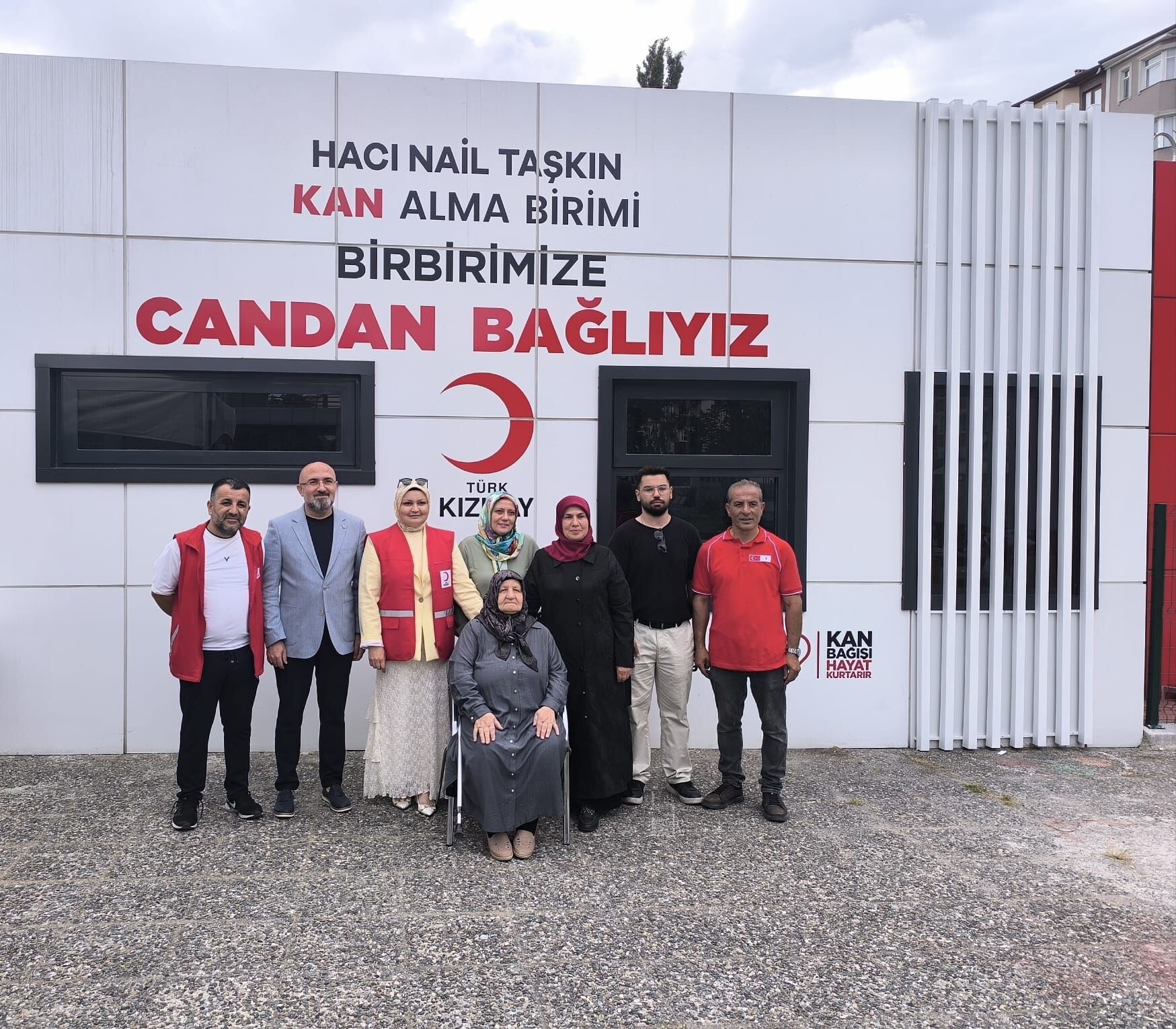 Hacı Nail Taşkın Kan Alma Birimi’ne Duygusal Ziyaret