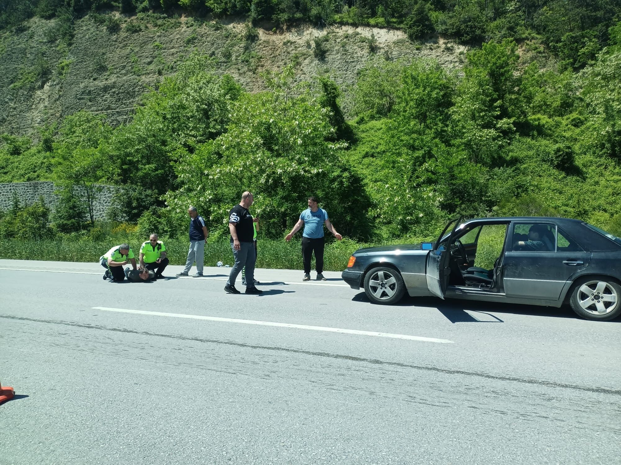 Kaza Sonrası Kaçan Alkollü Sürücü Kovalamacada Yakalandı1