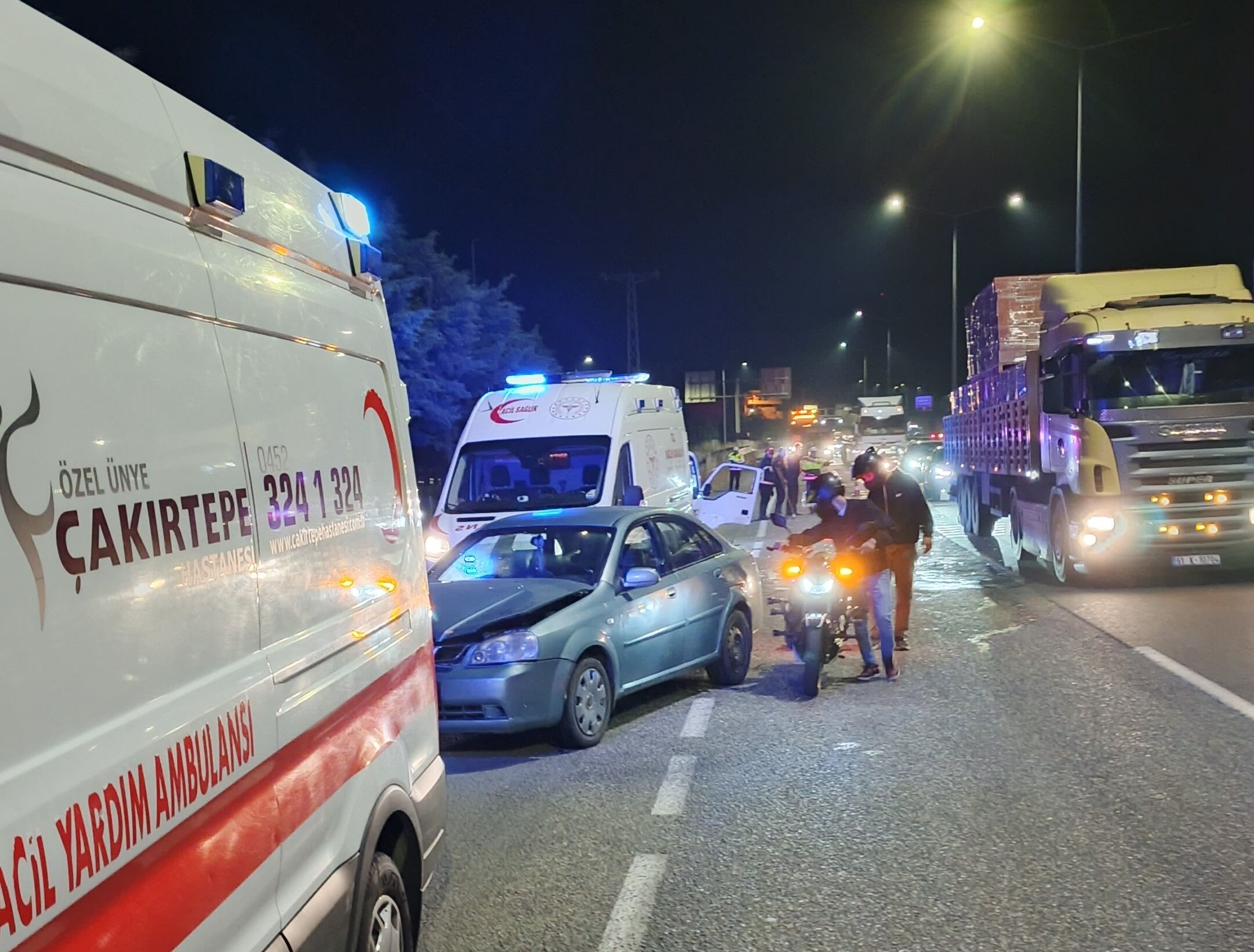 Ordu'da Kamyonet Ile Otomobil Çarpıştı 1 Ölü, 1 Yaralı (4)