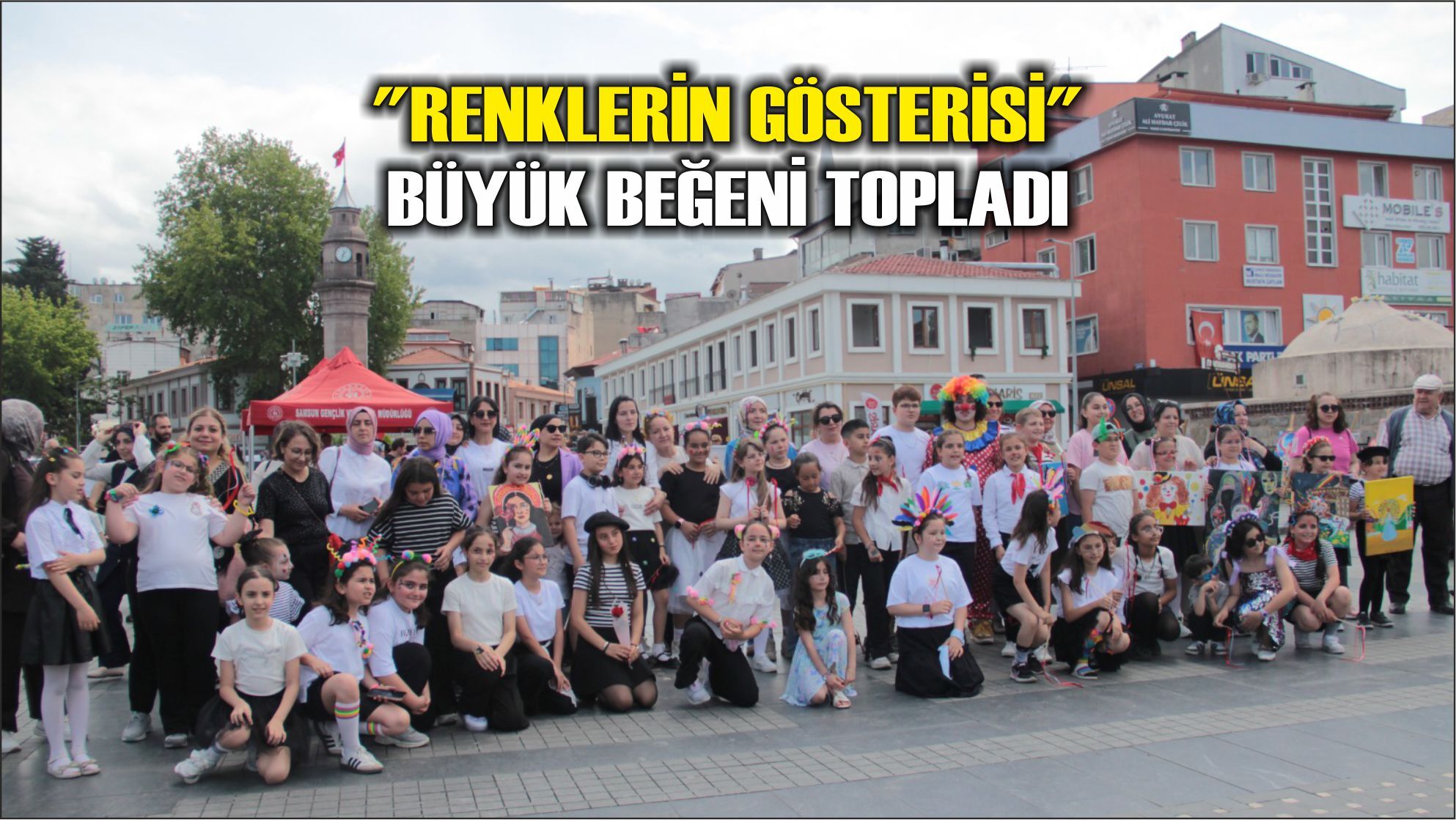 Samsun Saathane Meydanı’nda Sanat ve Eğlence Bir Arada