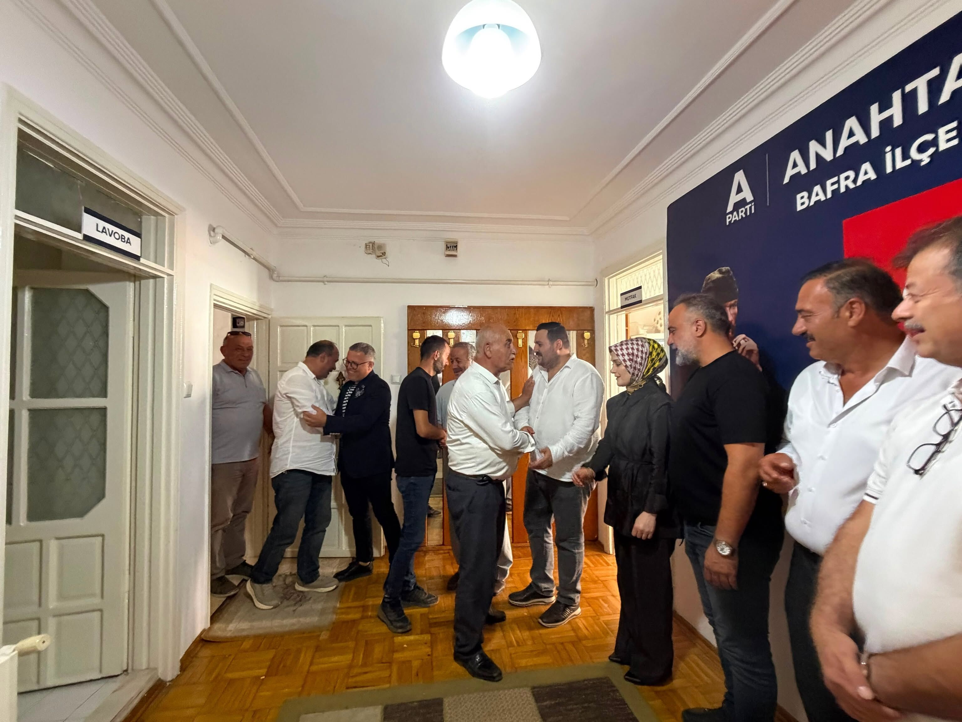 Anahtar Parti Bafra İlçe Başkanlığına; Bafra Ziraat Odası'ndan Ziyaret (1)