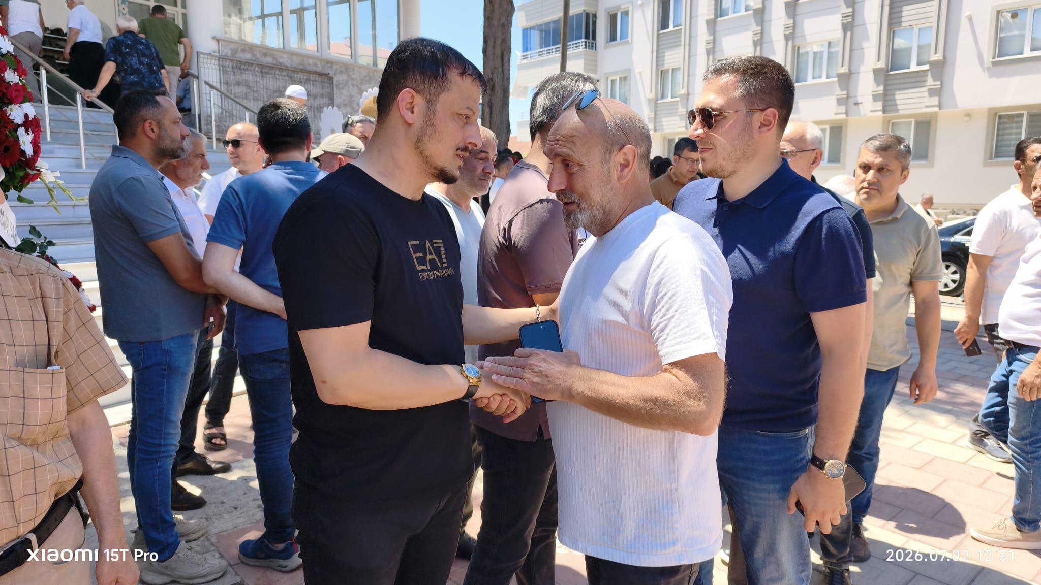 Bafra Blue Denim Tekstil Onursal Başkanı Fethi Tunç'a Son Görev (1)