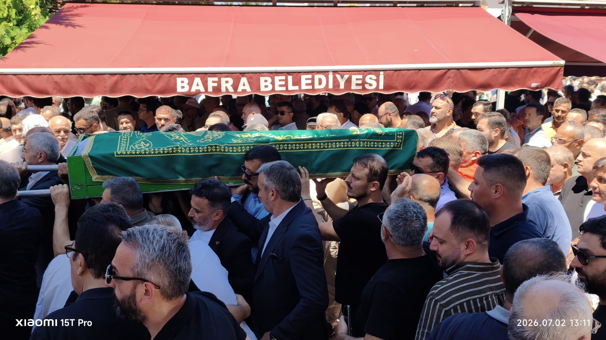 Bafra Blue Denim Tekstil Onursal Başkanı Fethi Tunç'a Son Görev (4)