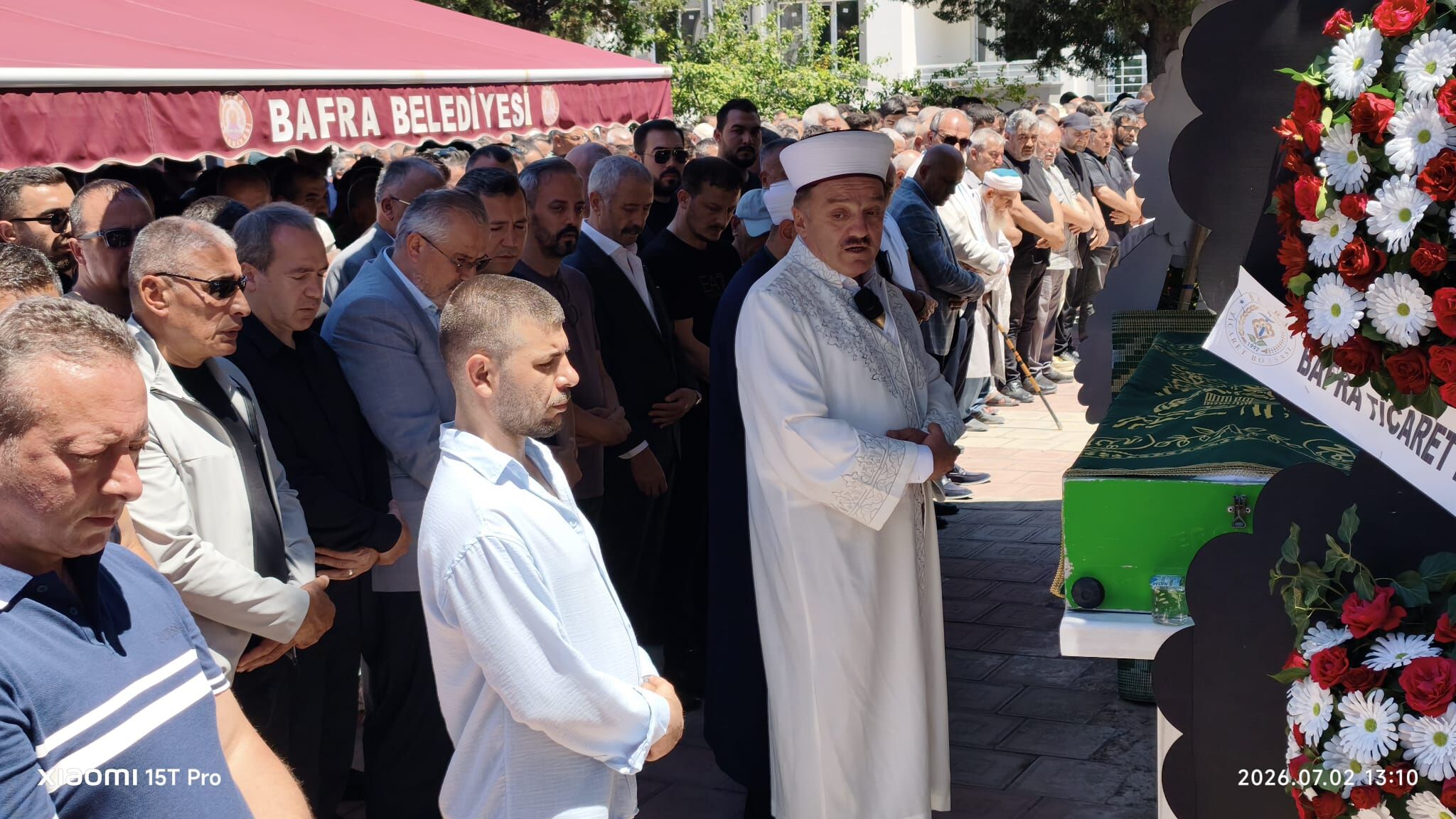 Bafra Blue Denim Tekstil Onursal Başkanı Fethi Tunç'a Son Görev (6)