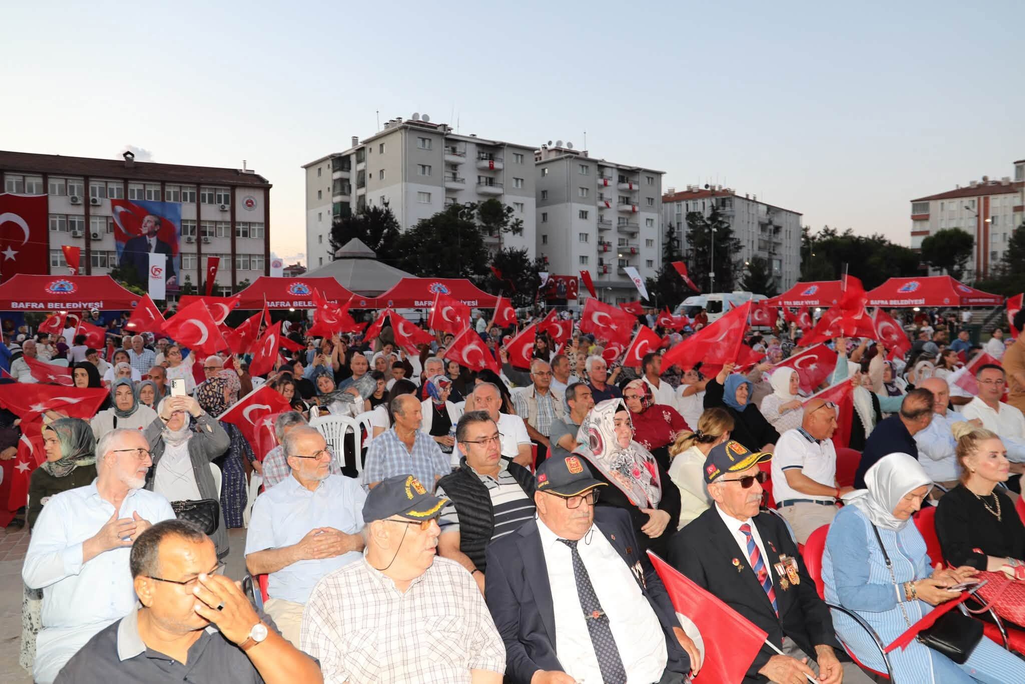 Bafra'da 15 Temmuz Programında Birlik Ve Kardeşlik Vurgusu (8)