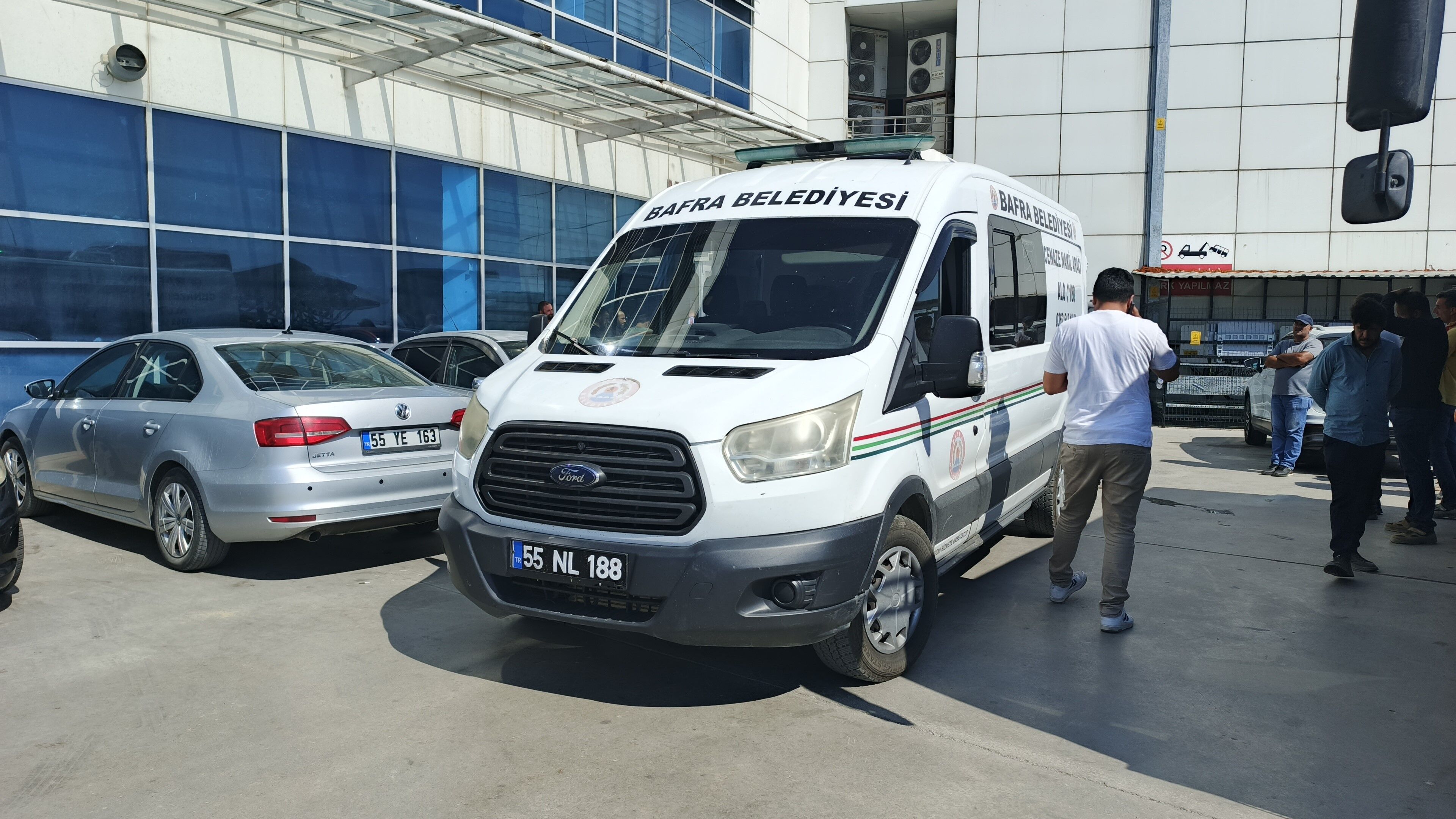 Bafra'da Inşaatta Iskele Faciası, 1 Ölü1