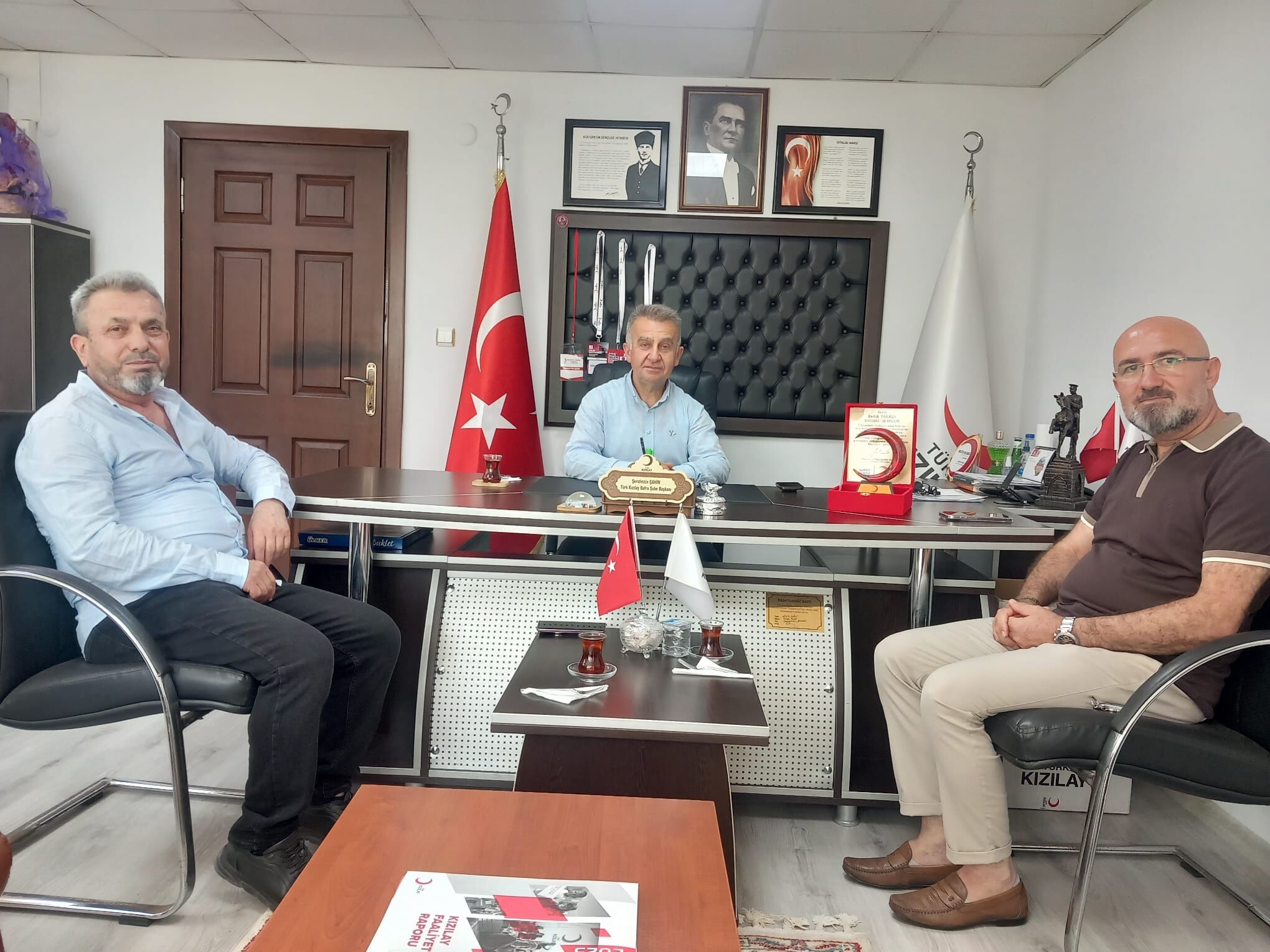 Hacı Nail Taşkın Kan Alma Birimi'ne Anlamlı Aile Ziyareti (3)