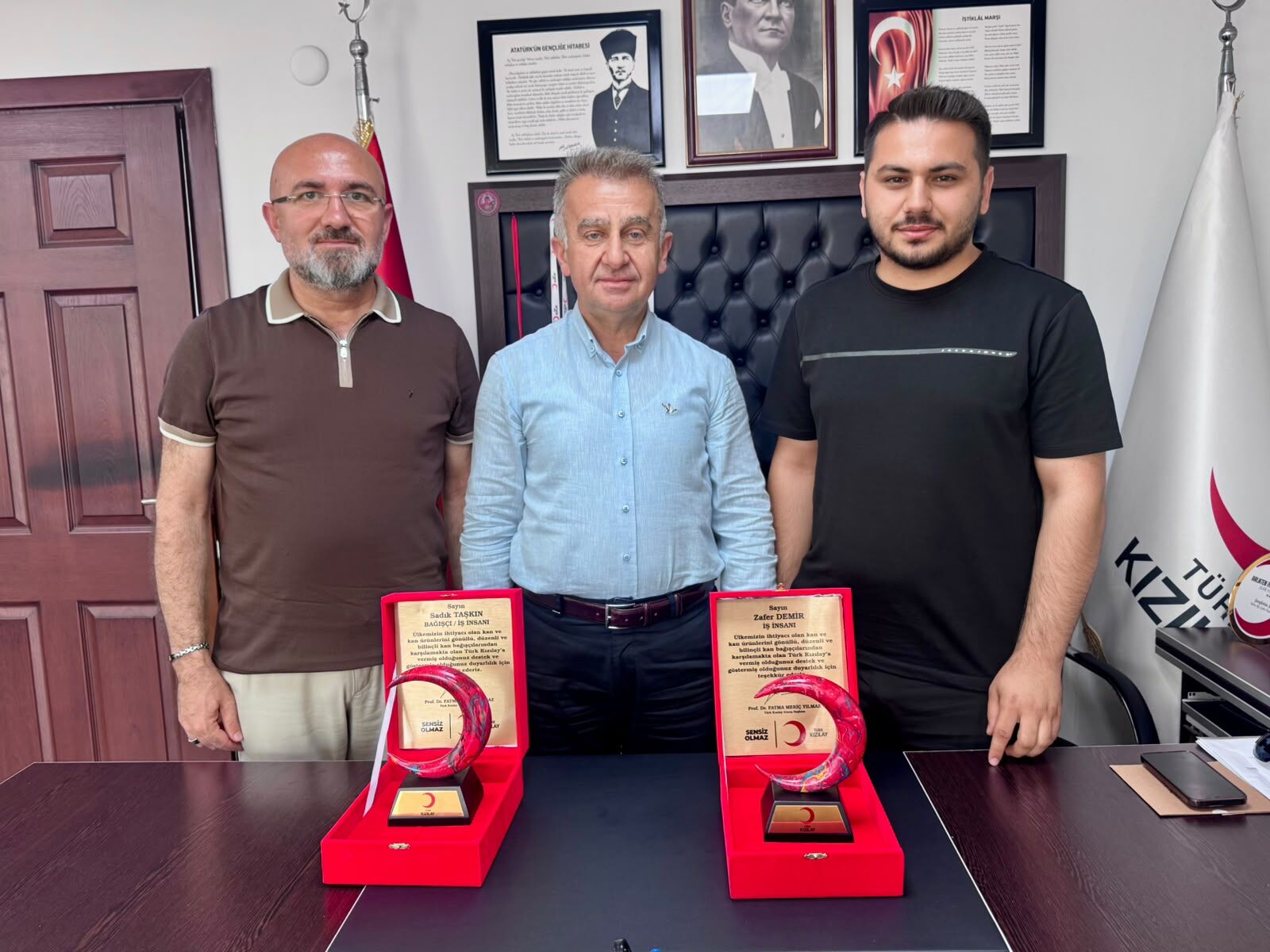 Hacı Nail Taşkın Kan Alma Birimi'ne Anlamlı Aile Ziyareti (4)