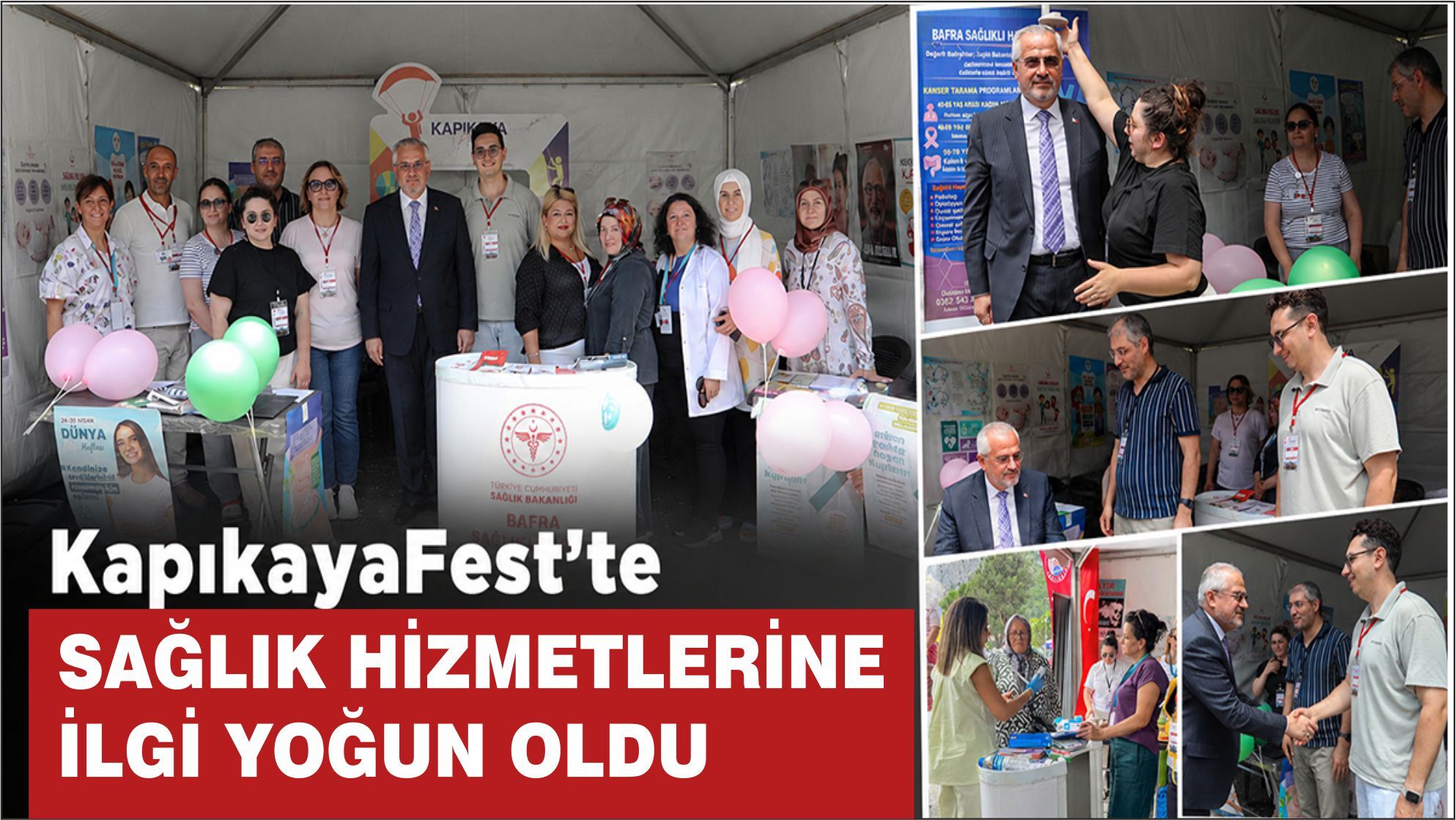 KapıkayaFest’te Sağlık Hizmetlerine İlgi Yoğun Oldu