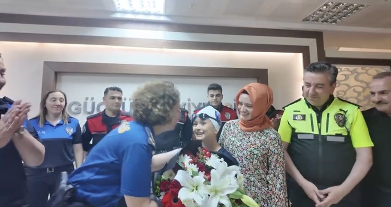 Şehit Polisin Emaneti Eylül Asel Yüzmede Gururlandırdı (4)