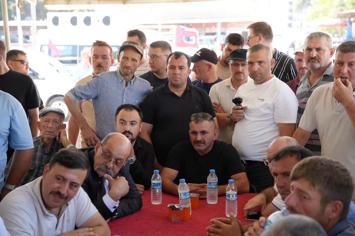 Zafer Partisi Heyetinden Bafra Sebze Ve Meyve Hali'ne Ziyaret (2)