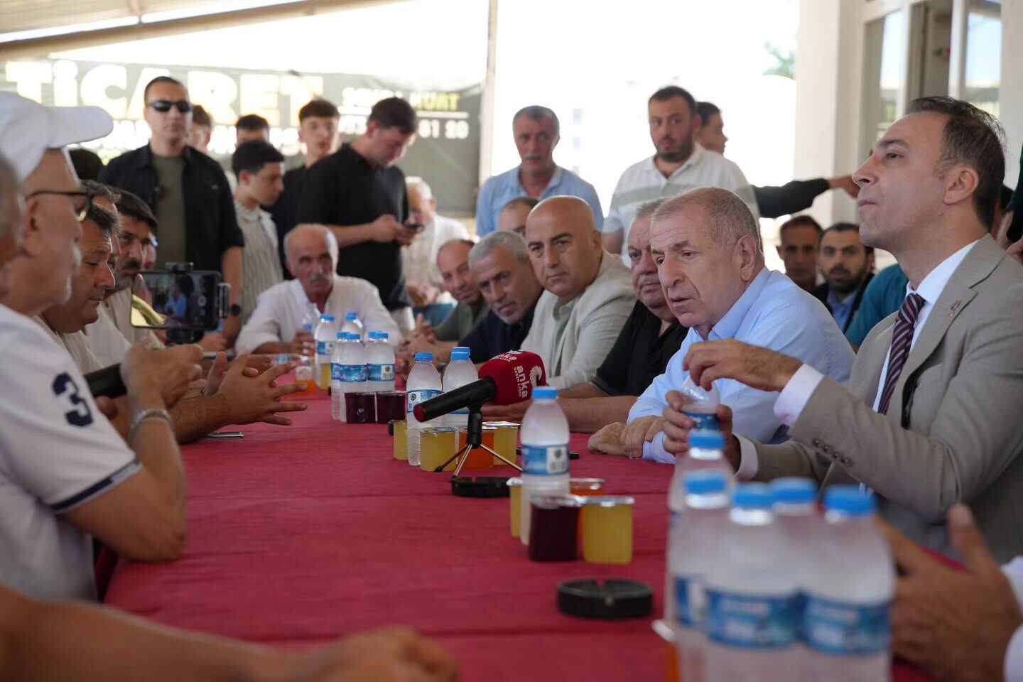 Zafer Partisi Heyetinden Bafra Sebze Ve Meyve Hali'ne Ziyaret (5)