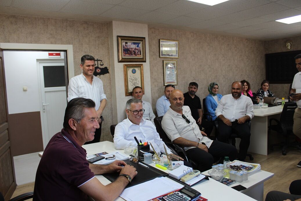 Bafra Anahtar Parti Teşkilatından, Madeni Sanatkârlar Odası’na Ziyaret (2)