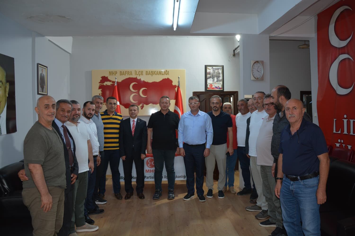 Bafra Tso'dan Mhp Bafra İlçe Başkanlığı'na Hayırlı Olsun Ziyareti (3)