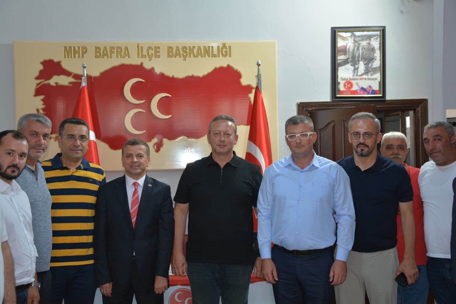 Bafra Tso'dan Mhp Bafra İlçe Başkanlığı'na Hayırlı Olsun Ziyareti (5)