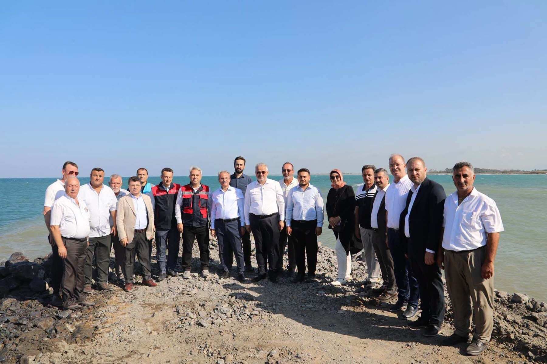 Başkan Kiliç, “Bafra’mizin Sahi̇l Hatti Güvence Altina Aliniyor” (3)