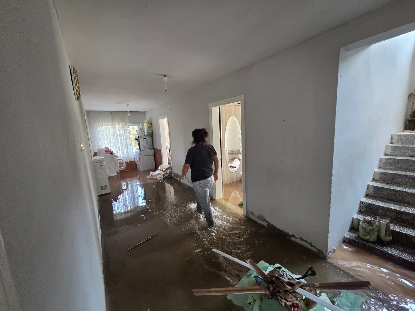 Çarşamba'yı Sel Aldı Tarım Alanları Ve Evler Sular Altında Kaldı (6)