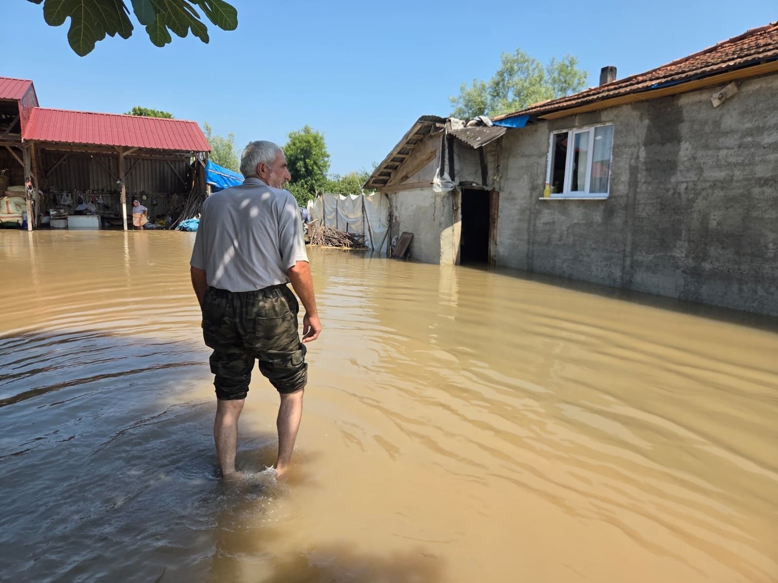 Çarşamba'yı Sel Aldı Tarım Alanları Ve Evler Sular Altında Kaldı (7)