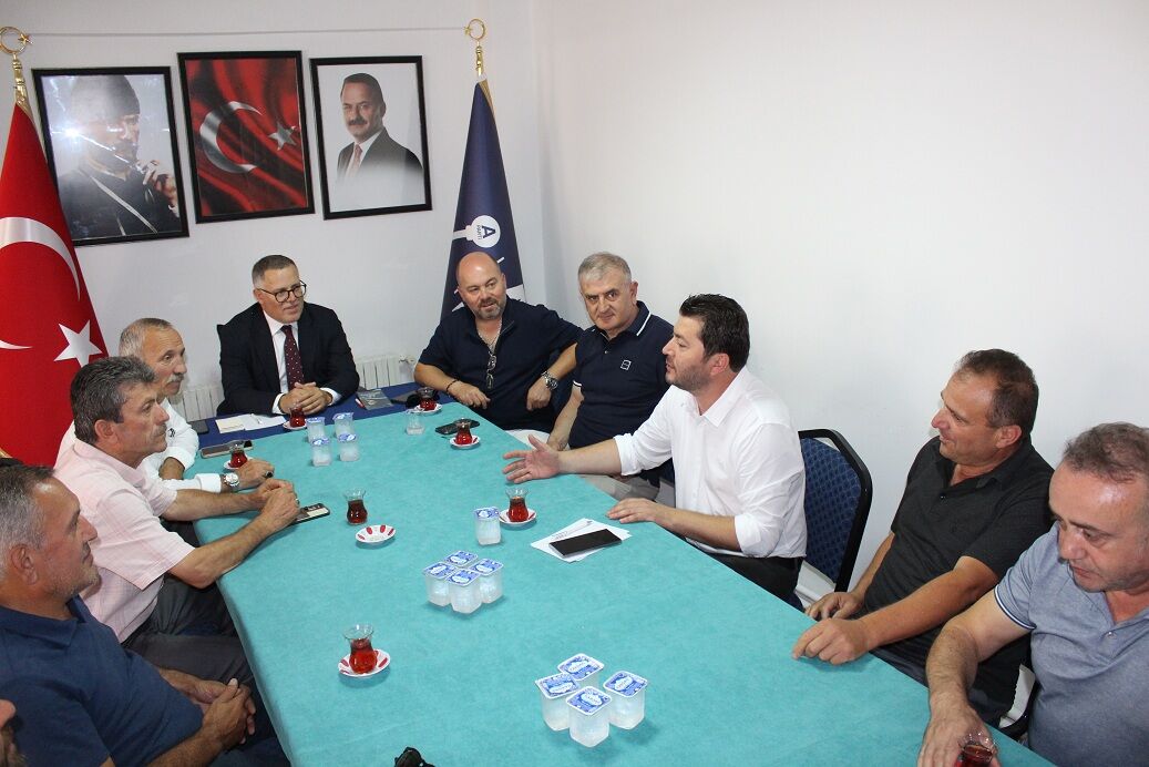 Muhtarlardan Anahtar Parti Bafra İlçe Teşkilatı’na Ziyaret (3)