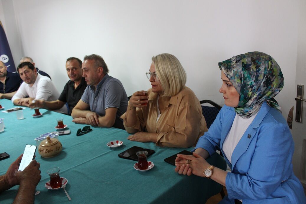 Muhtarlardan Anahtar Parti Bafra İlçe Teşkilatı’na Ziyaret (4)
