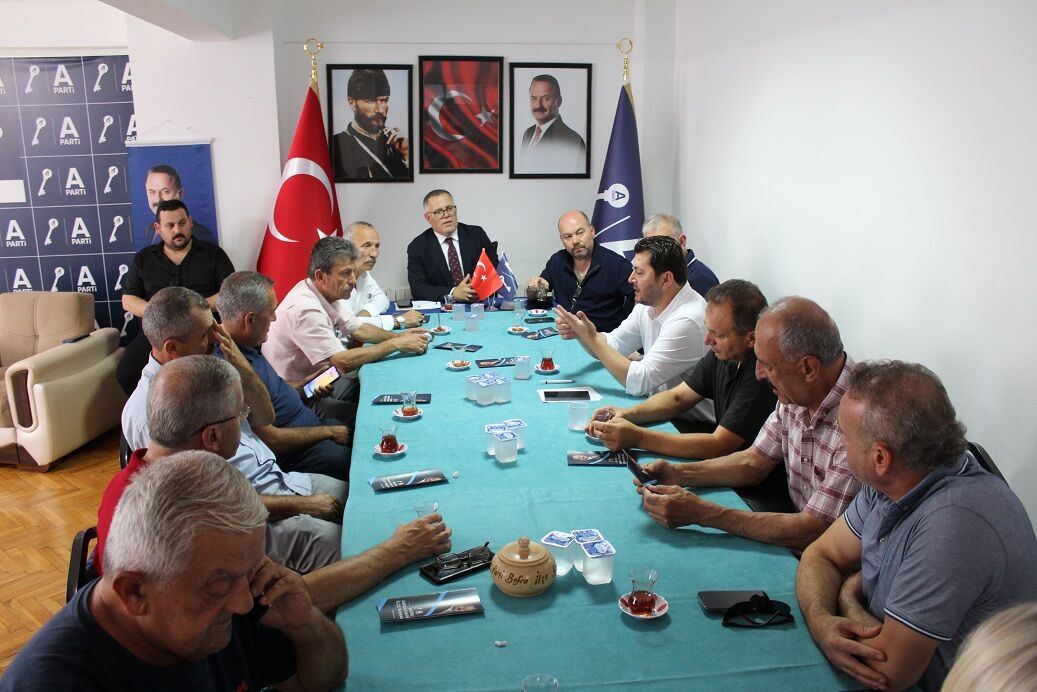 Muhtarlardan Anahtar Parti Bafra İlçe Teşkilatı’na Ziyaret (7)