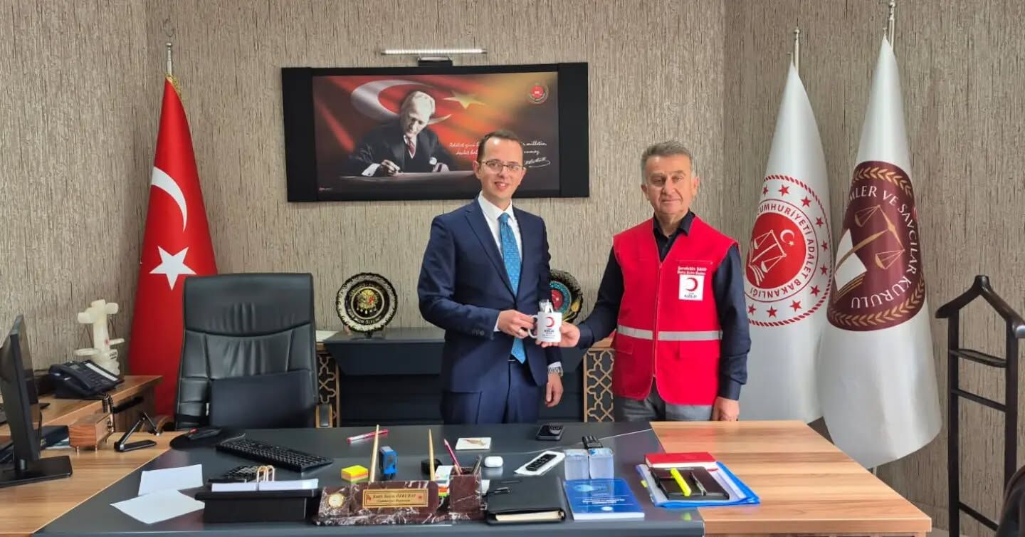 Türk Kızılay Bafra Şubesi'nden Bafra Cumhuriyet Başsavcısı Özkubat'a Hayırlı Olsun Ziyareti (1)