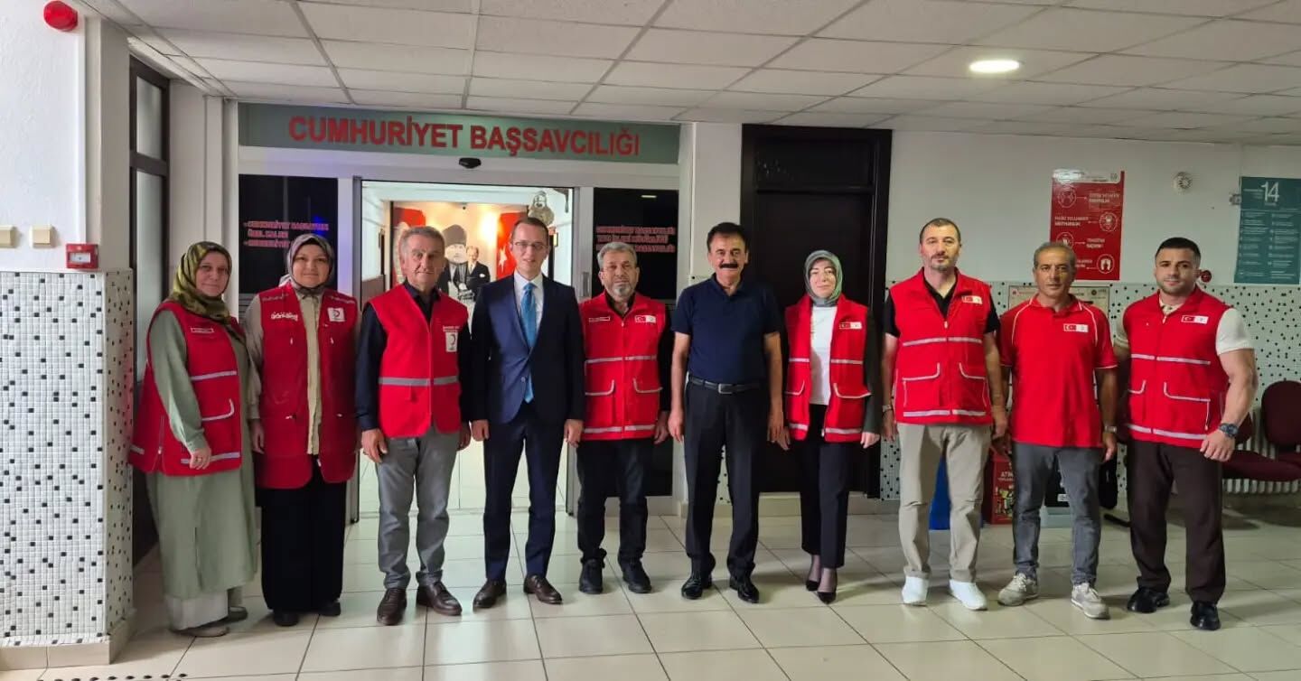 Türk Kızılay Bafra Şubesi'nden Bafra Cumhuriyet Başsavcısı Özkubat'a Hayırlı Olsun Ziyareti (2)