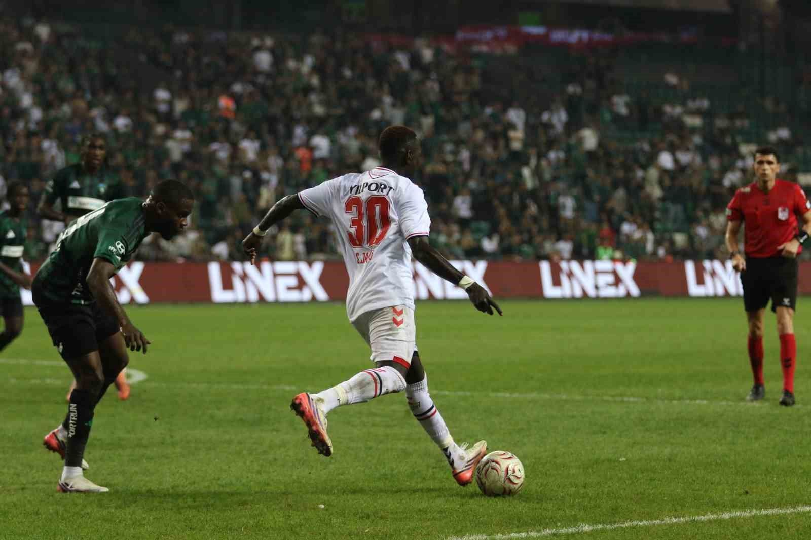 Samsunspor deplasmanda 1-0 mağlup oldu
