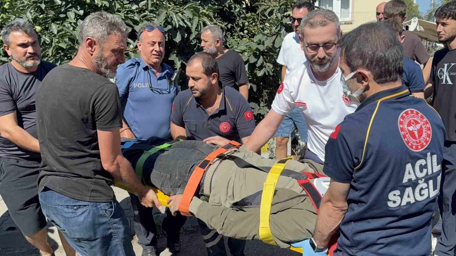 Tekkeköy'de motosiklet ile otomobil çalışması sonucu 2 kişi yaralandı