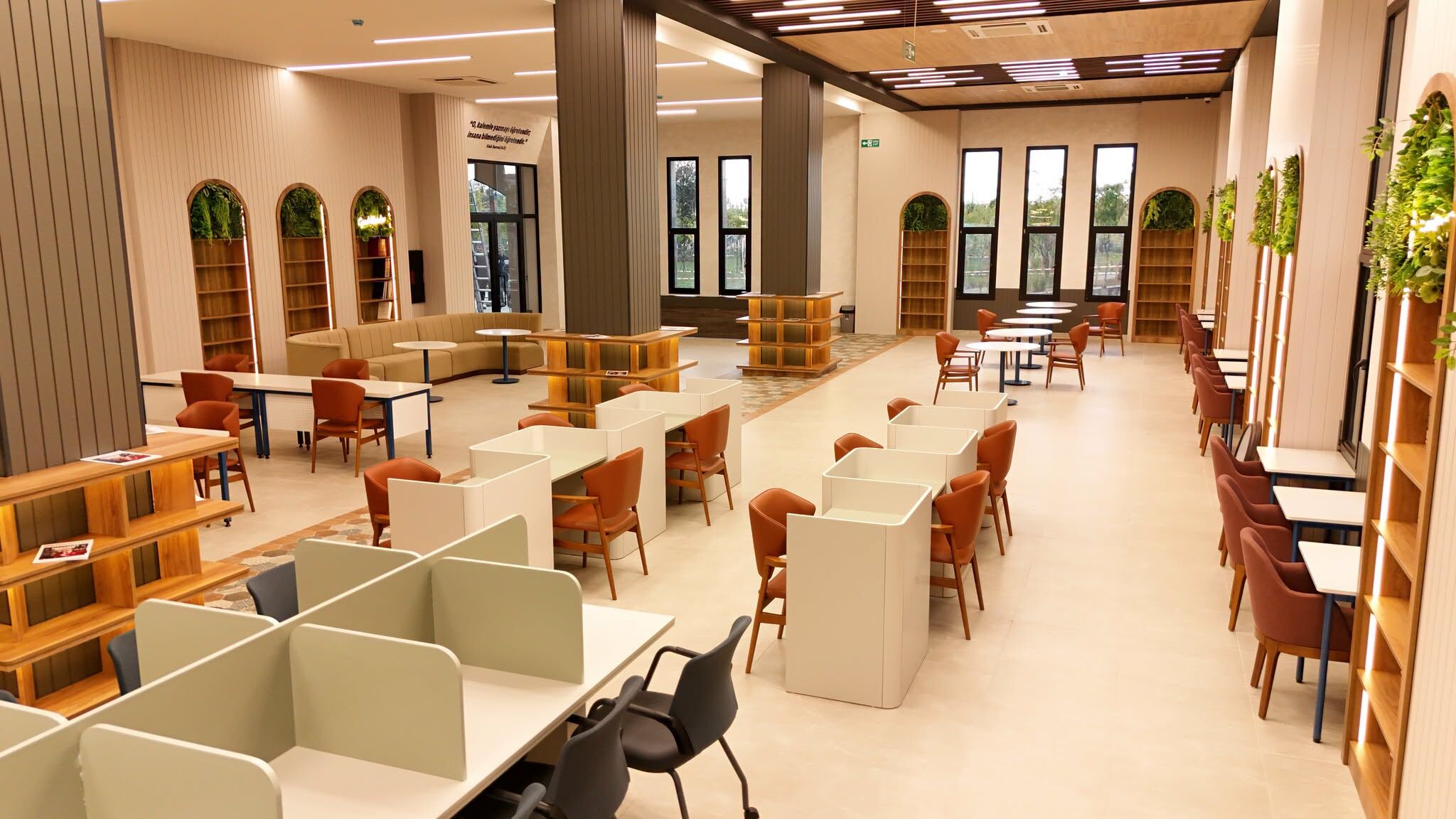 Bafra Mi̇llet Kütüphanesi̇ Kapilarini Açti (10)