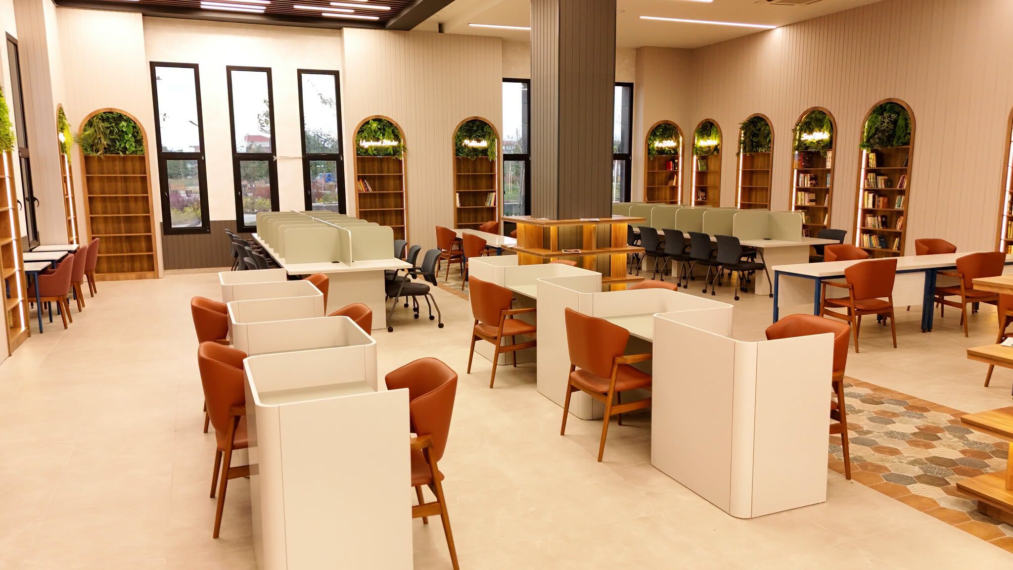 Bafra Mi̇llet Kütüphanesi̇ Kapilarini Açti (8)