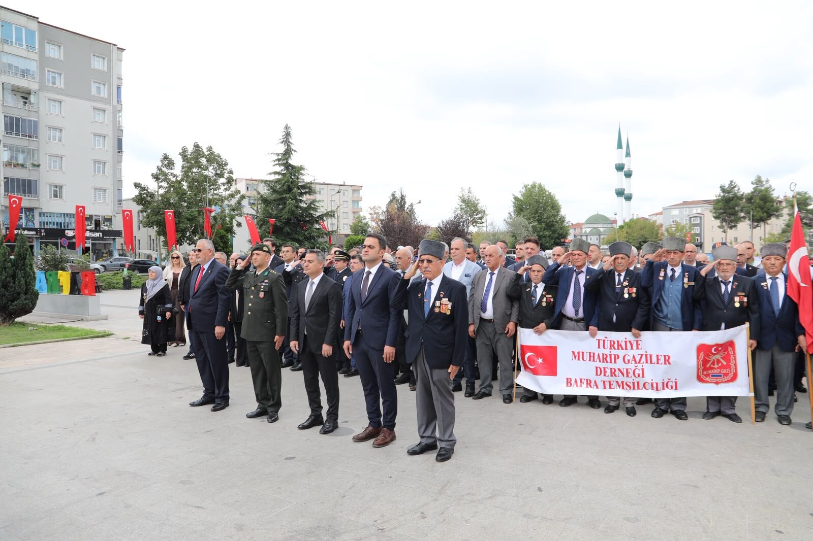 Bafra’da 19 Eylül Gaziler Günü Törenle Kutlandı (10)-1