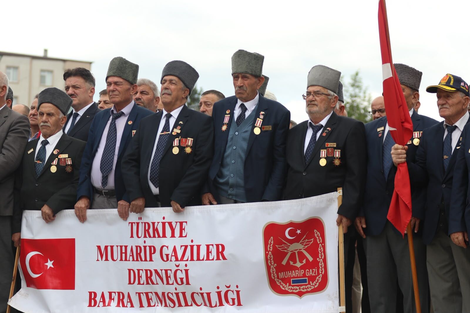 Bafra’da 19 Eylül Gaziler Günü Törenle Kutlandı (14)